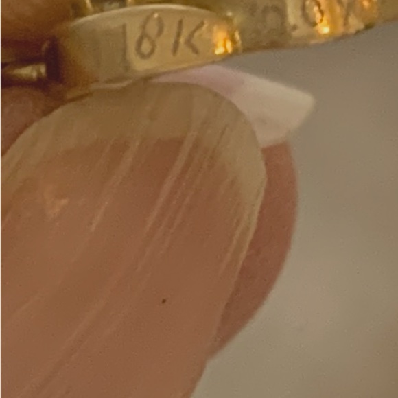 18k solid gold pendant - Picture 3 of 3